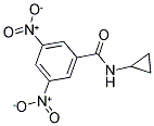 (3,5-DINITROPHENYL)-N-CYCLOPROPYLFORMAMIDE 结构式