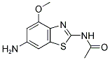 N-(6-AMINO-4-METHOXY-BENZOTHIAZOL-2-YL)-ACETAMIDE 结构式