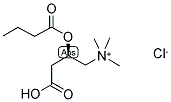 L-丁酰氯化肉碱 结构式
