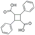 2,4-DIPHENYL-CYCLOBUTANE-1,3-DICARBOXYLIC ACID 结构式