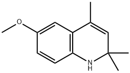 6-甲氧基-2,2,4-三甲基-1,2-二氢喹啉 结构式
