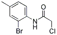 N-(2-BROMO-4-METHYL-PHENYL)-2-CHLORO-ACETAMIDE 结构式