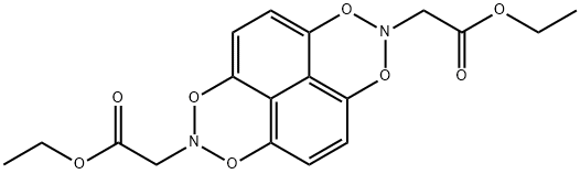 1,3,6,8-四氢-1,3,6,8-四氧代-苯并[LMN][3,8]菲咯啉-2,7-二乙酸2,7-二乙酯 结构式