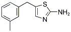 5-(3-METHYLBENZYL)-1,3-THIAZOL-2-AMINE 结构式