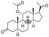 5-ALPHA-PREGNAN-11-ALPHA-OL-3,20-DIONE ACETATE 结构式