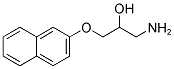 1-AMINO-3-(NAPHTHALEN-2-YLOXY)-PROPAN-2-OL 结构式