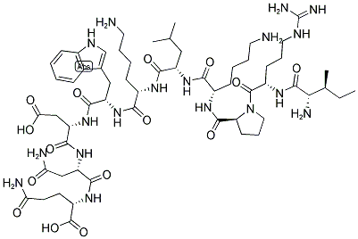 ILE-ARG-PRO-LYS-LEU-LYS-TRP-ASP-ASN-GLN 结构式