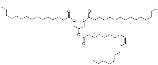 1,3棕榈酸-2-油酸甘油酯 结构式