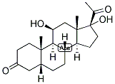 5-BETA-PREGNAN-11-BETA, 17-DIOL-3,20-DIONE 结构式