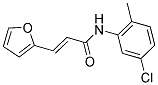 N-(5-CHLORO-2-METHYLPHENYL)-3-(2-FURYL)ACRYLAMIDE 结构式