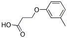 3-(3-METHYLPHENOXY)PROPANOIC ACID 结构式