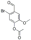 4-ACETOXY-2-BROMO-5-METHOXYBENZALDEHYDE 结构式