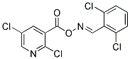 2,5-DICHLORO-3-[(([(2,6-DICHLOROPHENYL)METHYLENE]AMINO)OXY)CARBONYL]PYRIDINE 结构式