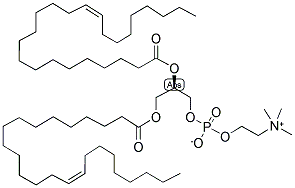 1,2-DI15-CIS-TETRA-COSENOYL-SN-GLYCERO-3-PHOSPHOCHOLINE 结构式