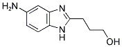 5-AMINO-2-(3-HYDROXYPROPYL)BENZIMIDAZOLE 结构式