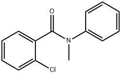 2-氯-N-甲基-N-苯基苯甲酰胺 结构式