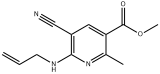 METHYL 6-(ALLYLAMINO)-5-CYANO-2-METHYLNICOTINATE 结构式