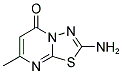 2-AMINO-7-METHYL-[1,3,4]THIADIAZOLO[3,2-A]PYRIMIDIN-5-ONE 结构式