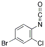 4-BROMO-2-CHLOROPHENYL ISOCYANATE 结构式