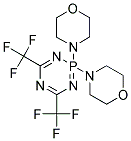 4-[2-MORPHOLINO-4,6-DI(TRIFLUOROMETHYL)-1,3,5,2LAMBDA5-TRIAZAPHOSPHININ-2-YL]MORPHOLINE 结构式