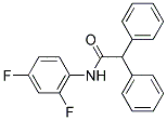 N-(2,4-DIFLUOROPHENYL)-2,2-DIPHENYLETHANAMIDE 结构式