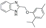 2-[(2-ISOPROPYL-5-METHYLPHENOXY)METHYL]-1H-BENZIMIDAZOLE 结构式