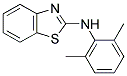 BENZOTHIAZOL-2-YL-(2,6-DIMETHYL-PHENYL)-AMINE 结构式