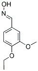 4-ETHOXY-3-METHOXY-BENZALDEHYDE OXIME 结构式