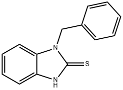 1-苄基-1H-苯并咪唑-2-硫醇 结构式