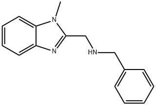 N-BENZYL-N-[(1-METHYL-1H-BENZIMIDAZOL-2-YL)METHYL]AMINE 结构式