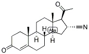 4-PREGNEN-16ALPHA-CYANO-3,20-DIONE 结构式