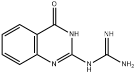 N-(4-OXO-3,4-DIHYDRO-QUINAZOLIN-2-YL)-GUANIDINE 结构式