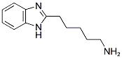 5-(1 H-BENZOIMIDAZOL-2-YL)-PENTYLAMINE 结构式