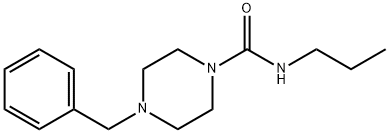 (4-BENZYLPIPERAZINYL)-N-PROPYLFORMAMIDE 结构式