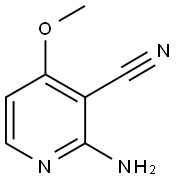 2-AMINO-4-METHOXYNICOTINONITRILE 结构式