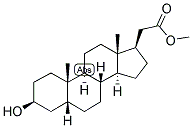 3-BETA-HYDROXY-5-BETA-ETIANIC ACID METHYL ESTER 结构式