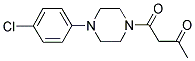 1-[4-(4-CHLOROPHENYL)PIPERAZINO]-1,3-BUTANEDIONE 结构式