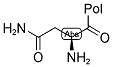 H-ASN-2-CHLOROTRITYL RESIN 结构式