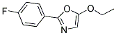 5-ETHOXY-2-(4-FLUOROPHENYL)-1,3-OXAZOLE 结构式