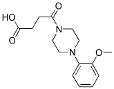 4-[4-(2-METHOXY-PHENYL)-PIPERAZIN-1-YL]-4-OXO-BUTYRIC ACID 结构式