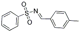 N-(4-METHYL-BENZYLIDENE)-BENZENESULFONAMIDE 结构式