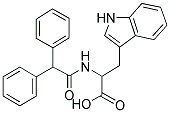 N-(2,2-DIPHENYLACETYL)TRYPTOPHAN 结构式