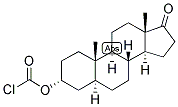 5-ALPHA-ANDROSTAN-3-ALPHA-OL-17-ONE CHLOROFORMATE 结构式