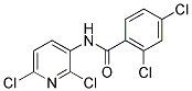 N1-(2,6-DICHLORO-3-PYRIDYL)-2,4-DICHLOROBENZAMIDE 结构式