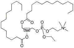 1,2-DIMYRISTOYL-SN-GLYCERO-3-ETHYLPHOSPHOCHOLINE 结构式