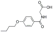 (4-BUTOXY-BENZOYLAMINO)-ACETIC ACID 结构式