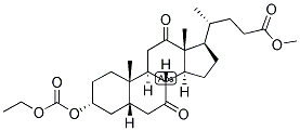 5BETA-CHOLANIC ACID-3ALPHA-OL-7,12-DIONE 3-CARBETHOXYLATE METHYL ESTER 结构式