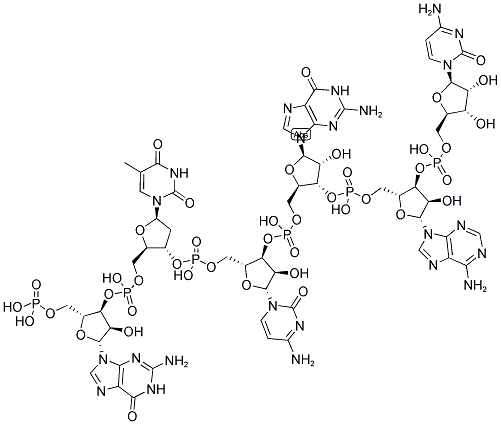 GTCGAC, 5'-PHOSPHORYLATED 结构式