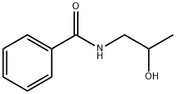 N-(2-羟基丙基)苯甲酰胺 结构式