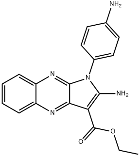 Ethyl2-amino-1-(4-aminophenyl)-1H-pyrrolo[2,3-b]quinoxaline-3-carboxylate